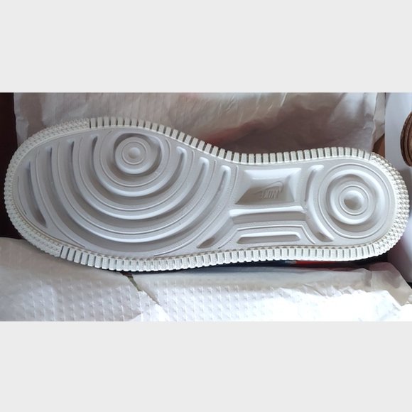 Nike AF1 Shadow SE Summit White/Team Orange/Psychic Blue - Picture 3 of 3